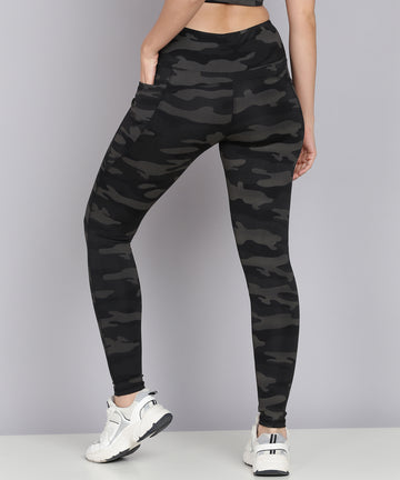 Utility Leggings - Dark Camouflage